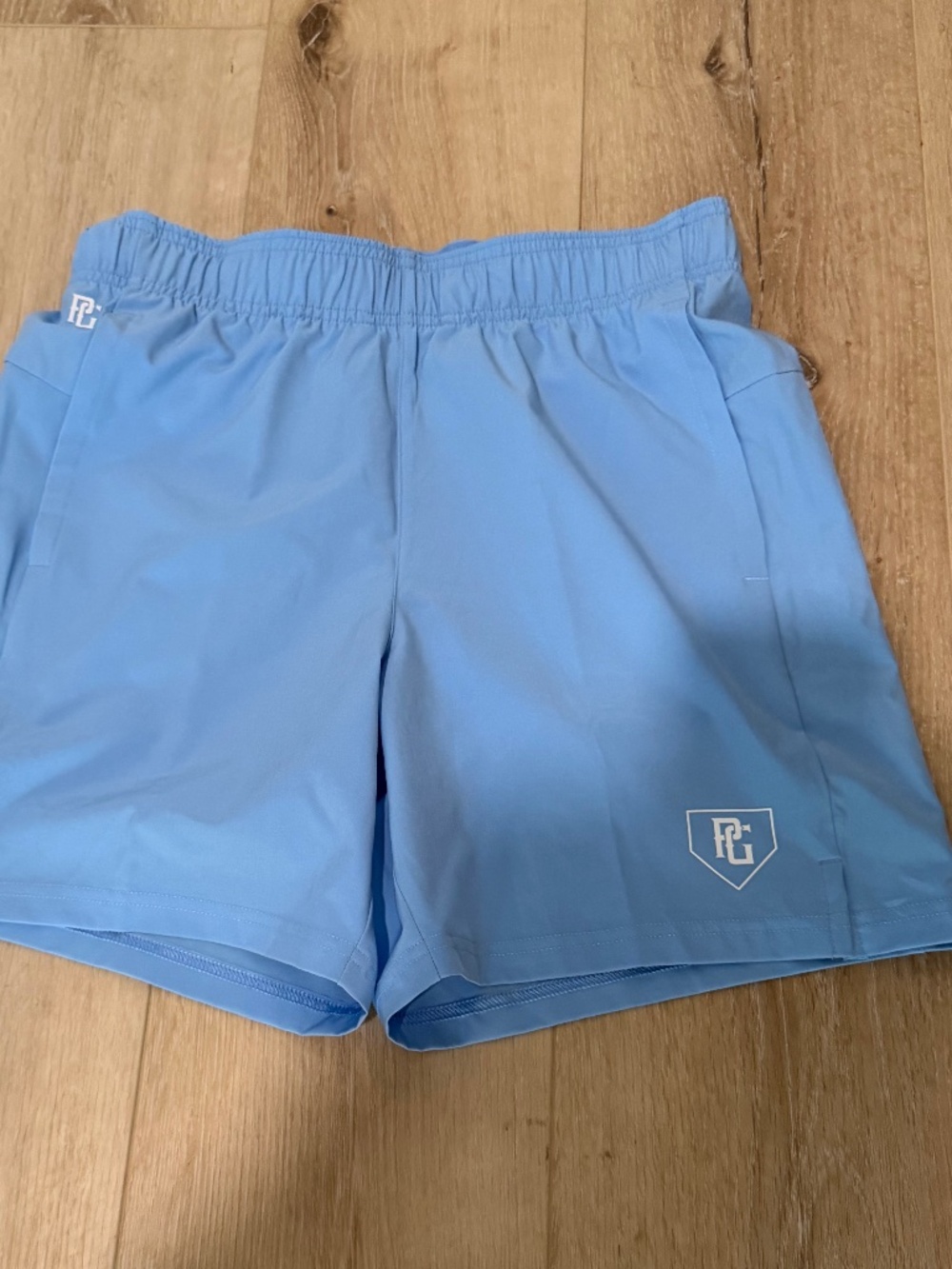 Perfect Game shorts light blue XL 18
